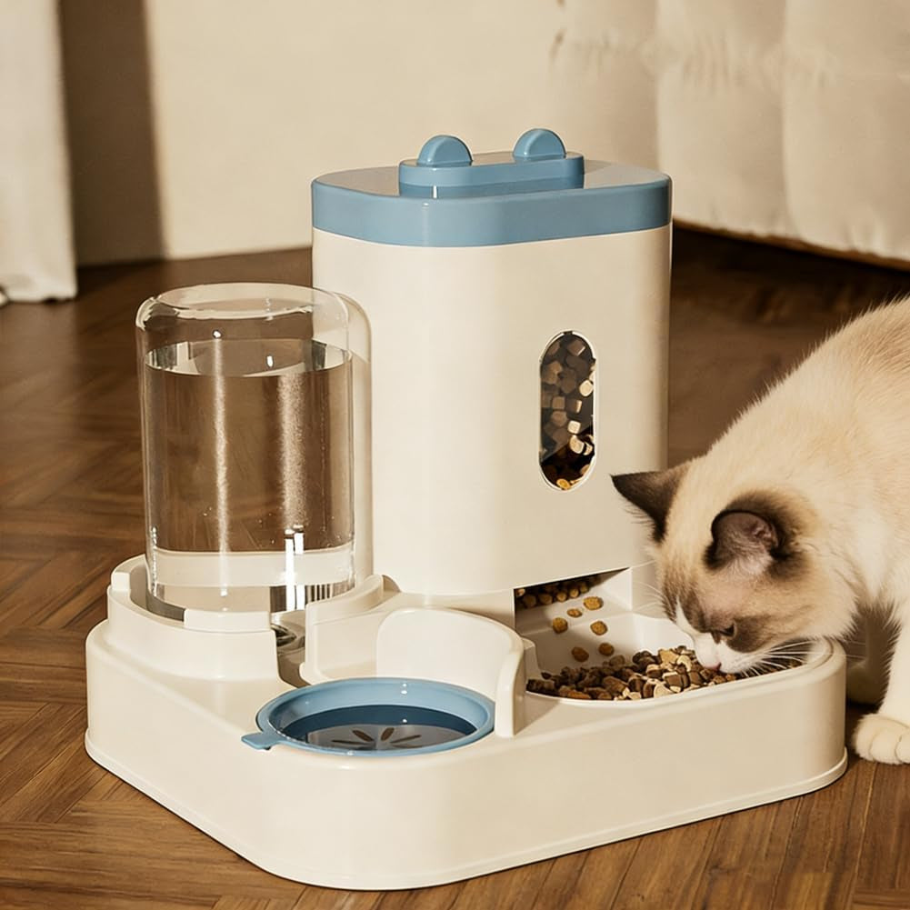 automatic-cat-feeder-and-water-dispenser-set-gravity-pet-food-bowl-and-waterer-station-large-capacity-for-small-medium-pets-puppy-kitten-rabbit-blue