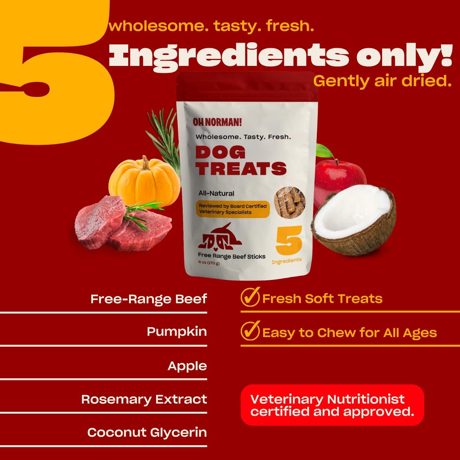 oh-norman-soft-beef-jerky-dog-treats-free-range-beef-6-oz-air-dried-free-range-beef-jerky-with-limited-ingredients-gentle-on-sensitive-stomachs-great-for-training-daily-rewards