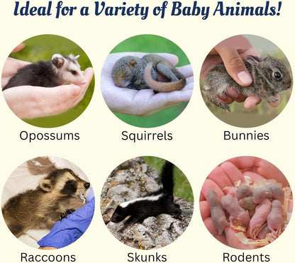 Milk Replacer - Healthy Powdered Formula Ideal for Baby Squirrels, Rabbits, Opossums, Raccoons | 100% Instantized for Mixing Digestible Proteins | 8.8Oz (Specialty Milk Replacer 8.8 Oz.)3