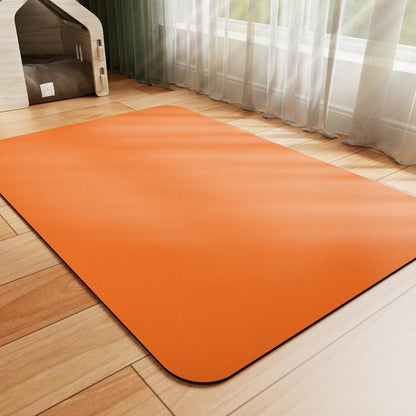 Hotlive Dog Food Mat - Absorbent Cat Mat for Food and Water, No Stains Pet Feeding Bowl Mat, Easy to Clean Pet Placemats, Quick Dry Dog Water Dispenser Mat for Messy Drinkers | Dark Grey 12"X 19"10