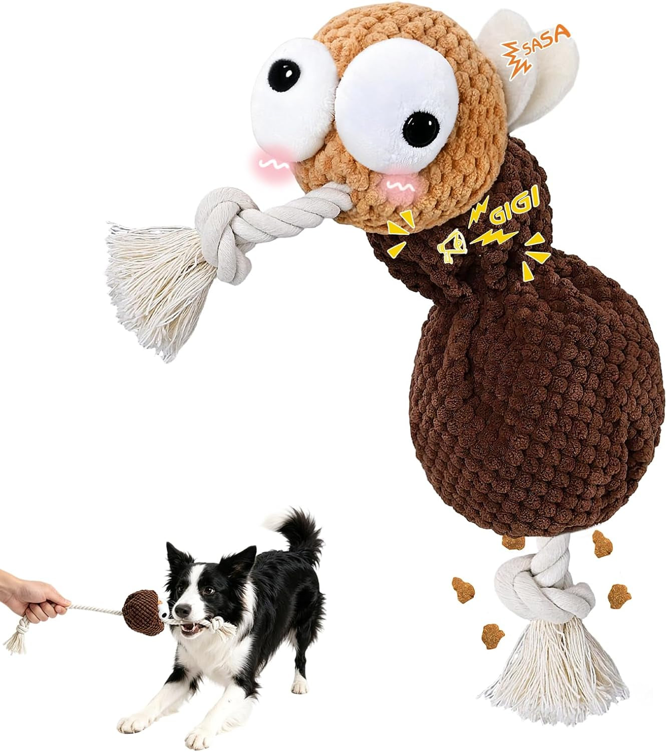 yipetor-cockroach-squeaky-dog-toy-puppy-rope-chew-toy-for-medium-dogs-anti-boredom-tug-of-war-machine-washable-teeth-cleaning-crinkle-paper-plush-toy-separation-anxiety