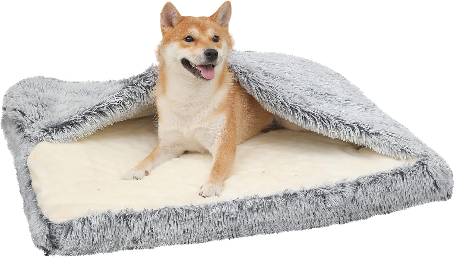dog-bed-with-cover-pillow-blanket-attached-30x20-washable-rectangle-hooded-cozy-cave-cat-puppy-calming-crate-bed-removable-cover-indoor-covered-kennel-furniture-couch-sofa-for-small-medium-pet