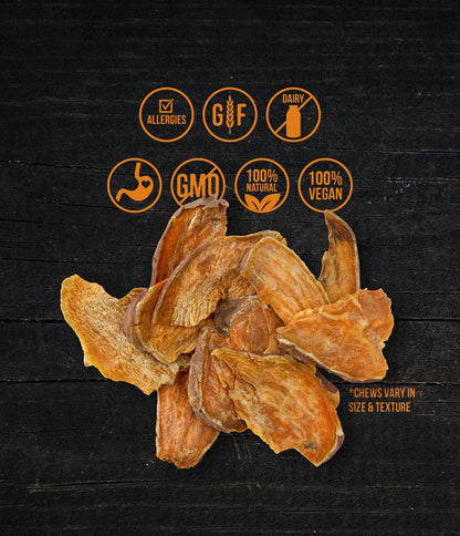 Wholesome Pride Healthy Sweet Potato Chews – Sensitive Stomach Dog Treats, No Preservatives, Single-Ingredient, No Grain, 16 Oz5
