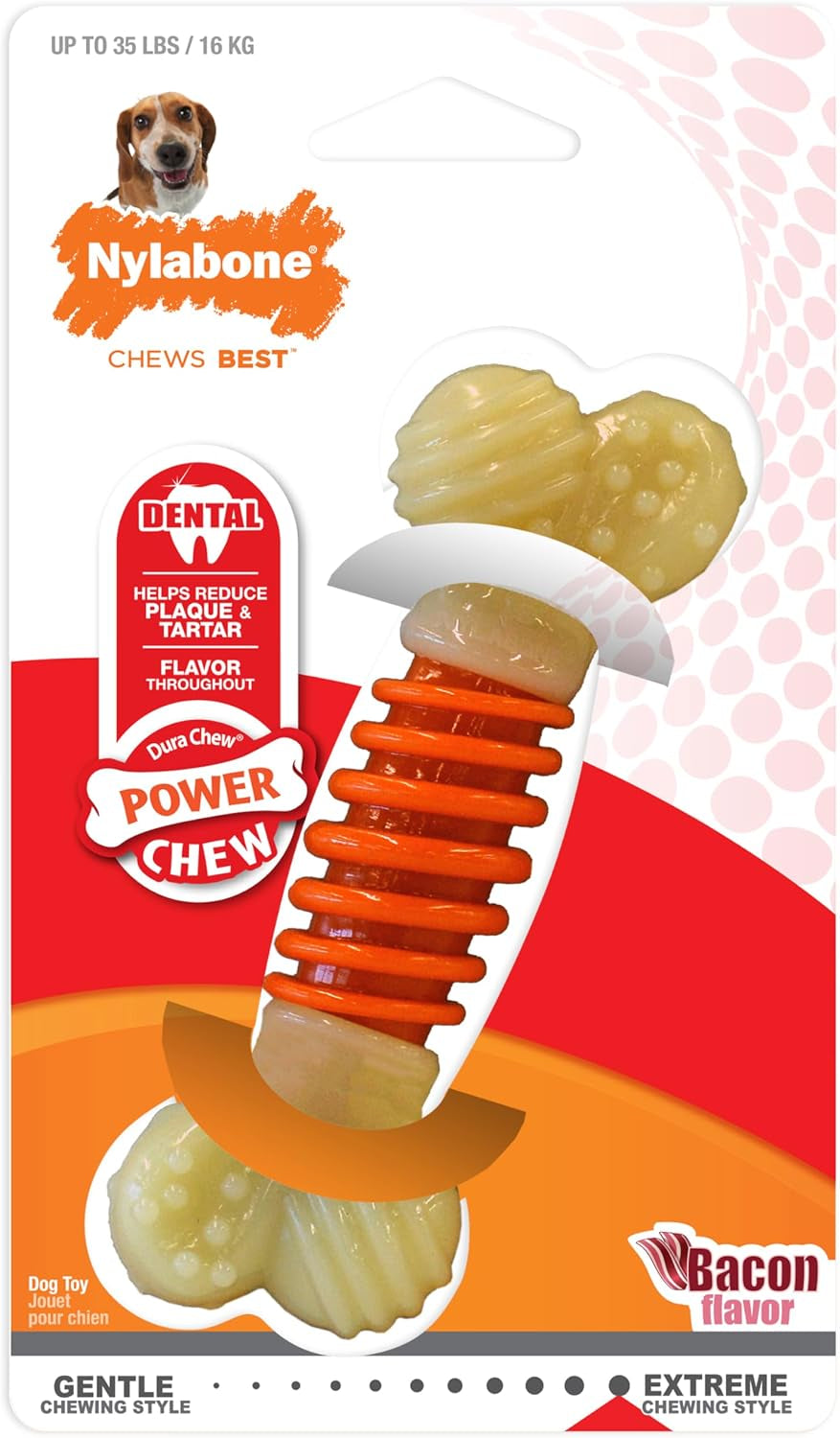 nylabone-power-chew-dental-groove-bone-dog-chew-toy-flavor-medley-small-teeth-cleaning-textures-durable-dog-toys-for-aggressive-chewers-discourages-destructive-chewing-for-dogs-up-to-25-lbs