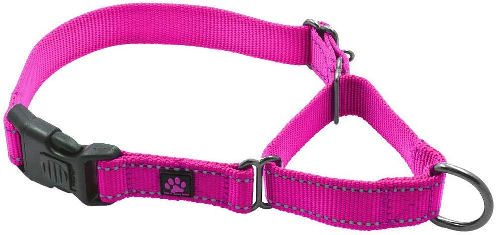 max-and-neo-nylon-martingale-collar-we-donate-to-a-dog-rescue-for-every-collar-sold-medium-orange