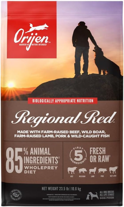 ORIJEN Grain Free WHOLEPREY Dry Dog Food Original Recipe 23.5Lb. Bag | WHOLEPREY Ingredients, Grain Free, Made in the USA, Skin & Coat, Global Quality Ingredients18