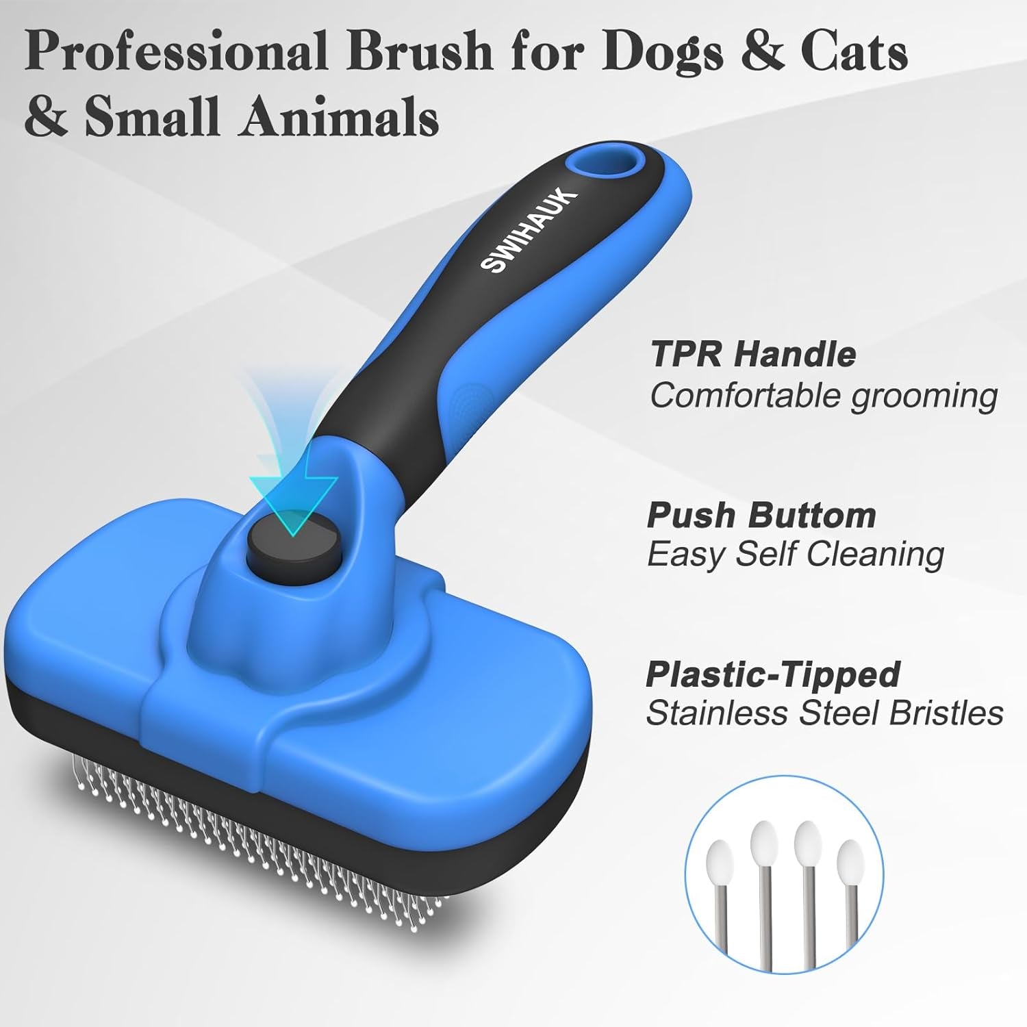 swihauk-self-cleaning-slicker-brush-skin-friendly-deshedding-grooming-tool-for-dogs-cats-suitable-for-shedding-haired-pets-with-pet-supplies-accessories-blue