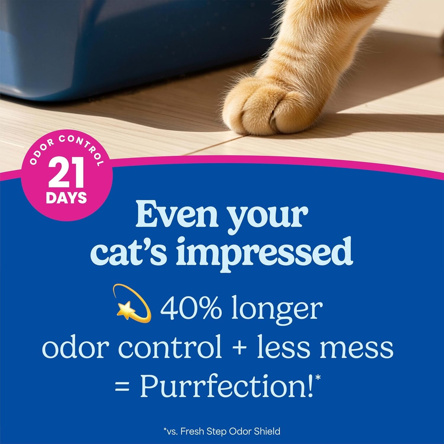 fresh-step-clean-paws-multi-cat-clumping-litter-with-febreze-freshness-ammonia-block-technology-low-tracking-22-lb-box