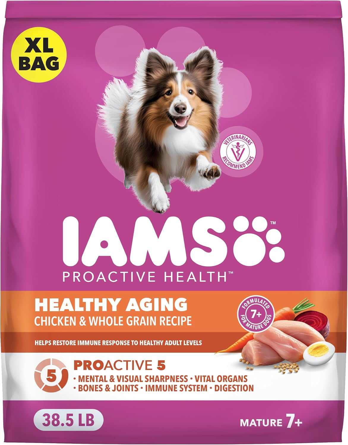 iams-proactive-health-healthy-aging-dry-dog-food-chicken-29-1-lb-veterinarian-recommended-dha-gold-for-mental-visual-sharpness-vitamin-e-beta-carotene-real-chicken-1-ingredient