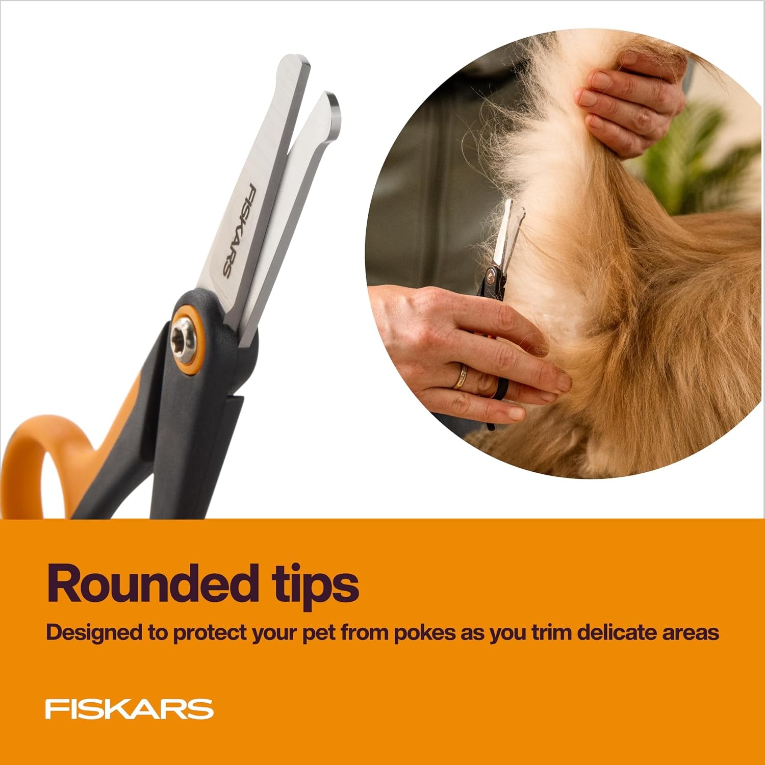 fiskars-pet-grooming-detailing-scissors-for-dogs-cats-5-5-orange-black-detailing-scissors-with-rounded-tips-softgrip-handle-cat-and-dog-supplies