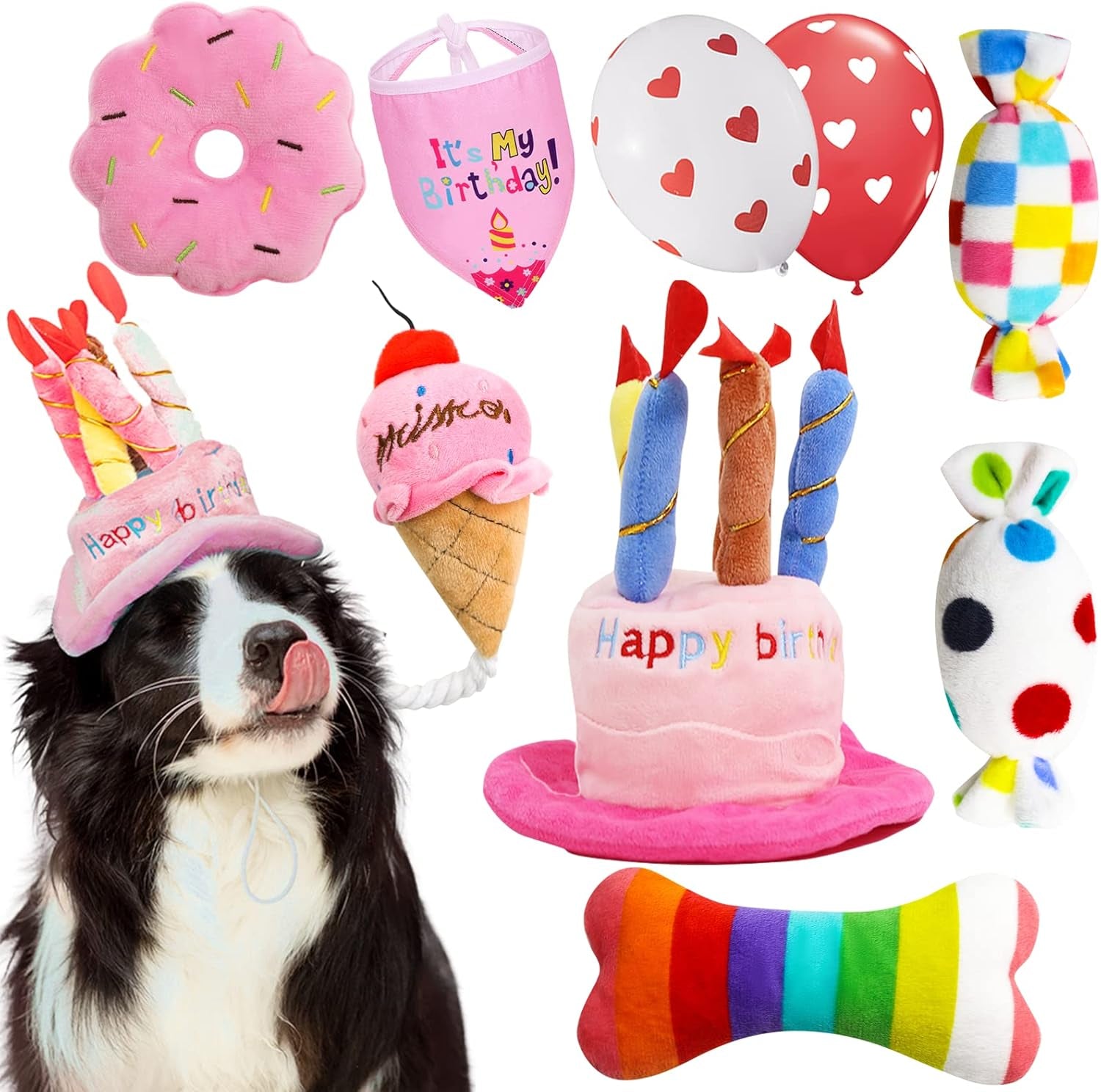 lilfrd-dog-birthday-toy-birthday-cake-toys-for-puppy-gifts-squeaky-plush-dog-toys