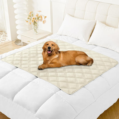 Smiry Waterproof Dog Bed Cover, Reversible Pet Blanket for Sofa Couch | Soft Washable Dog Blanket, Leakproof Couch Cover for Dogs Cats & Furniture Protection, 52X82, Grey/Dark Grey92