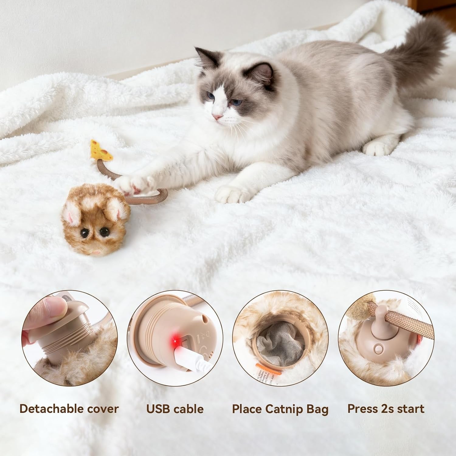 migipaws-interactive-migimouse-cat-toy-360-rolling-spin-with-mesh-plastic-tail-for-indoor-cats-smart-motion-sensor-realistic-squeak-rechargeable-plush-kitten-toybrown-long