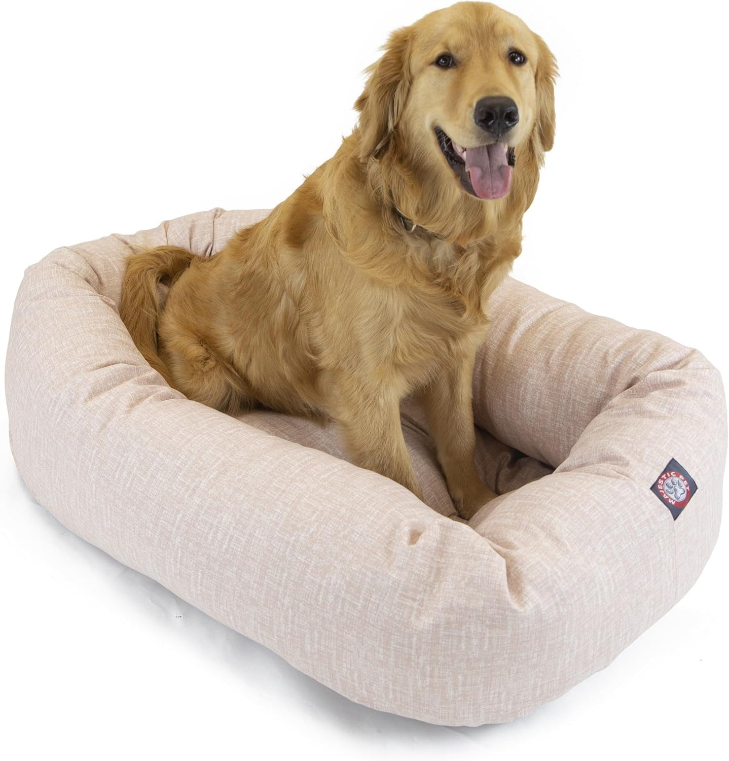 majestic-pet-40-inch-bagel-calming-dog-bed-washable-cozy-soft-round-dog-bed-with-spine-support-for-dogs-to-rest-their-head-fluffy-donut-dog-bed-40x29x9-inch-round-pet-bed-large-blue
