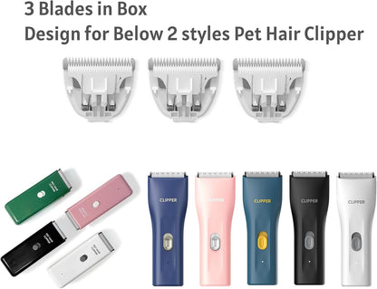 3-Packs Home Professional Pet Dog Cat Grooming Clipper Replacement Blades Only2