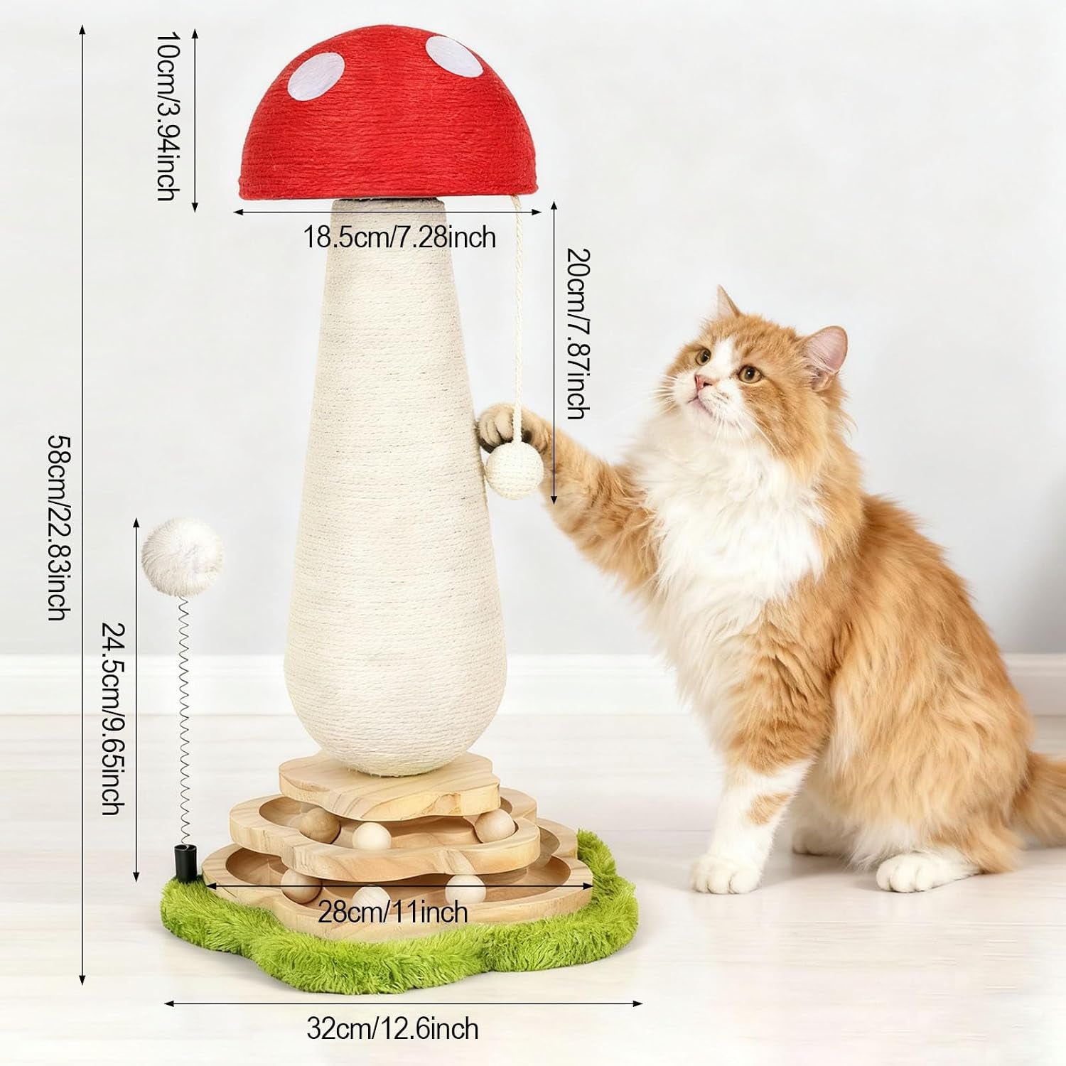 mushroom-cat-scratching-post-cat-tree-cute-cat-scratcher-tower-with-interactive-ball-two-layer-track-spring-ball-toys-mushroom-scratch-post-cat-sisal-scratcher-with-catnip-for-indoor-cats