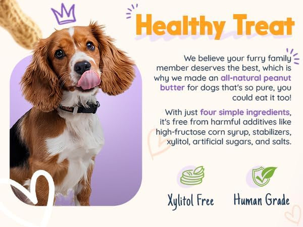 Relax Rover Buddy Budder (Stress + Anxiety), 100% Natural Dog Peanut Butter, Dog Supplment, Made in USA 17Oz8
