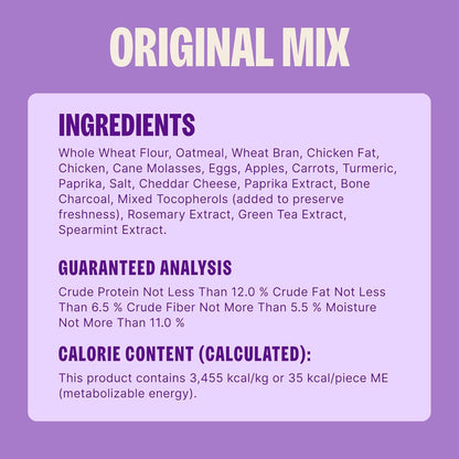 Wellness Old Mother Hubbard Classic Original Mix Dog Biscuits, Natural Training Treats, 4 Flavors, Mini Size, 3.8 Lb Bag6