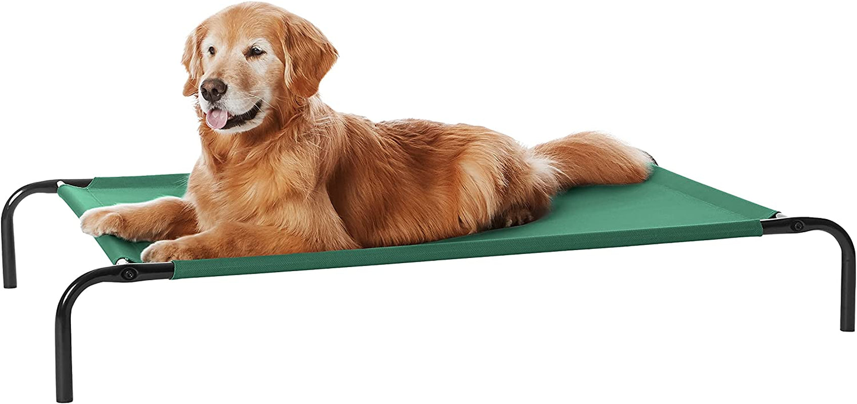 amazon-basics-cooling-breathable-elevated-dog-bed-with-metal-frame-for-large-dogs-51-x-31-x-8-grey
