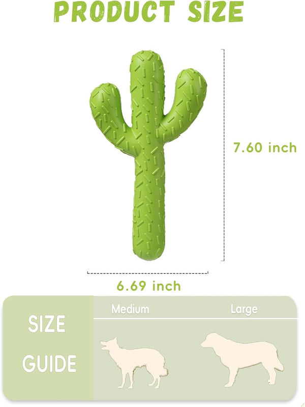 Mewajump Dog Chew Toys, Durable Rubber Dog Toys for Aggressive Chewers, Cactus Tough Toys for Training and Cleaning Teeth, Interactive Dog Toys for Medium/Large Dog5