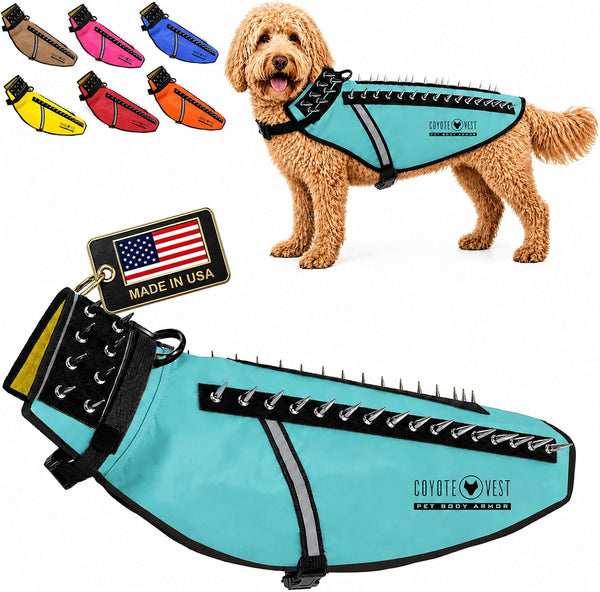 Coyotevest Dog Harness, Stab-Resistant Coyote Vest, Small, Neon Pink | Reflective Stab-Resistant Vest Helps Protect Small Dogs from Coyotes, Aggressive Dogs and Birds of Prey, Made in the USA13