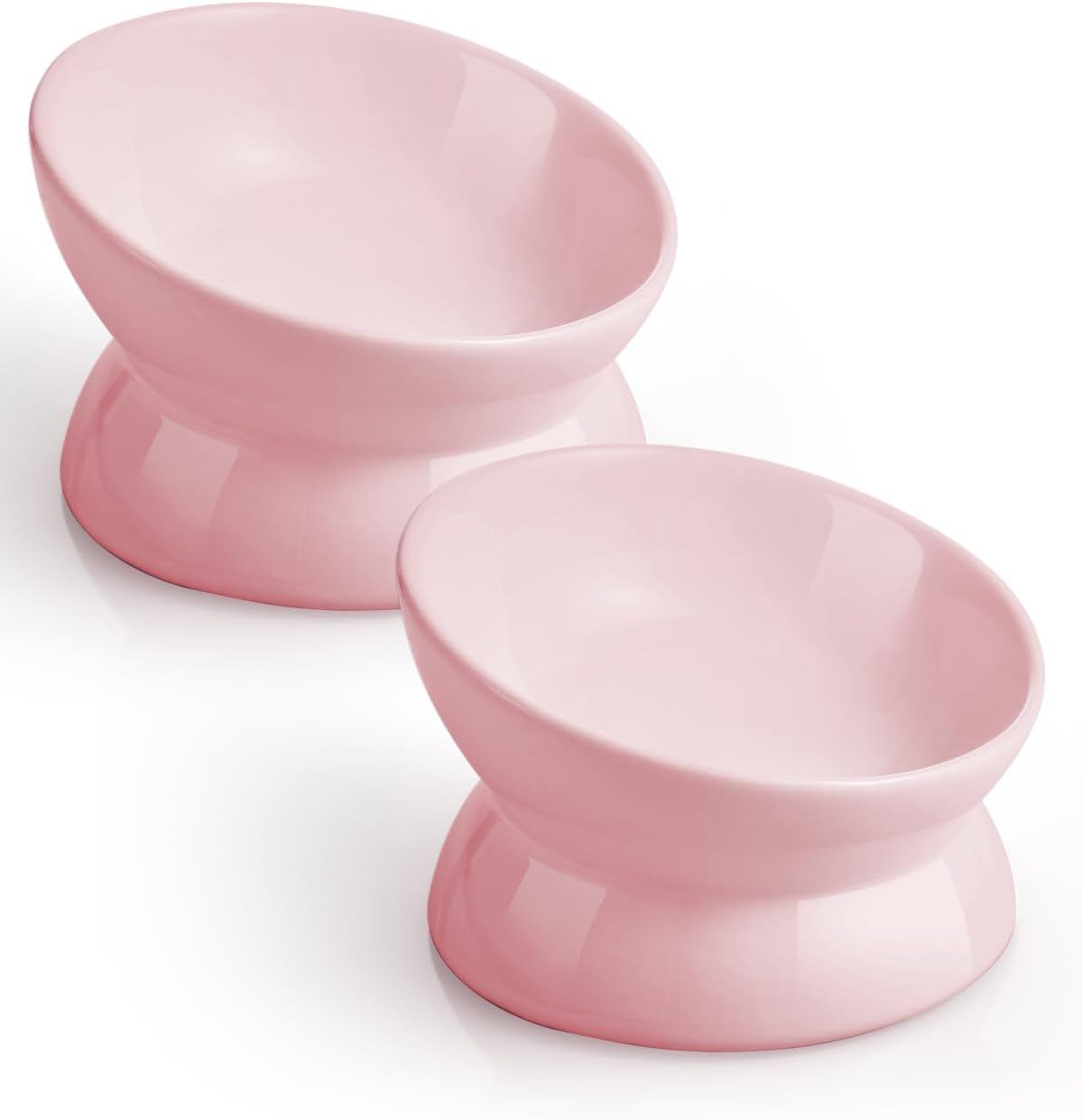 loejan-elevated-cat-food-bowl-5-oz-ceramic-raised-and-tilted-water-bowl-anti-vomiting-and-protect-pets-spines-dishes-for-small-dog-fat-faced-cat-kitten-white-1-pack