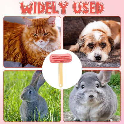 Rabbit Brush, Soft Silicone Small Animal Massage Comb, Practical Bunny Brush for Grooming, Bunny Grooming Kit Supplies Suitable for Cats Puppies & Other Pets7