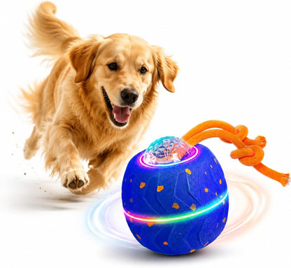 Smart Dog Ball - High-Elasticity E-TPU Interactive Toy, Automatic Rolling Ball with 2 Modes & LED Glow, 350Mah Long Battery Life, Motion Activated & USB-C Rechargeable for Dogs11