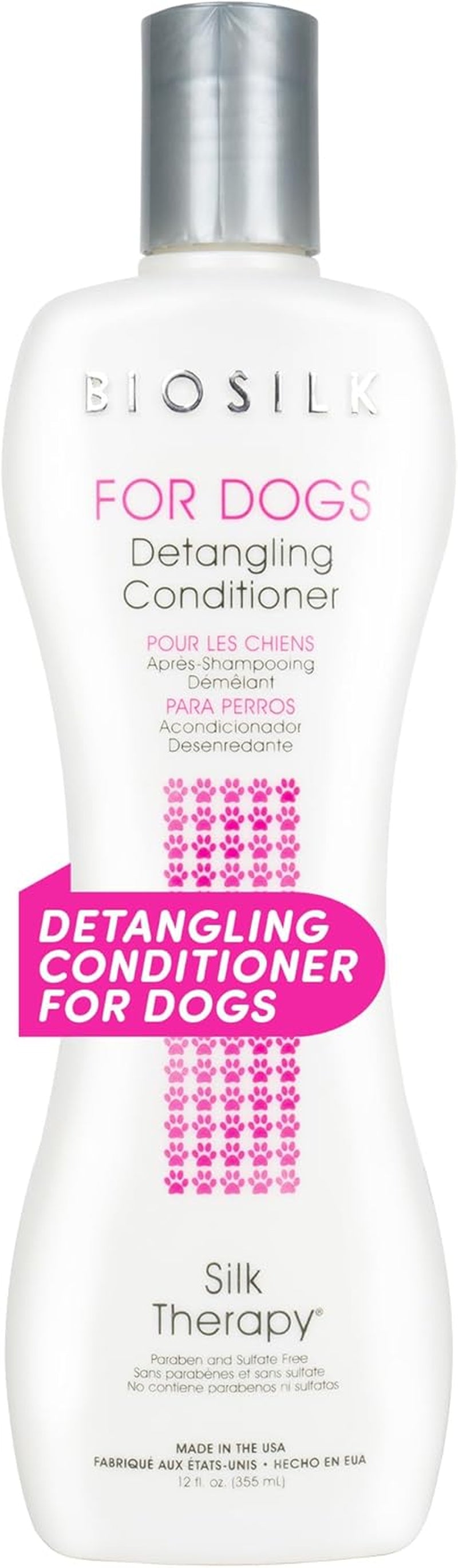 biosilk-for-dogs-silk-therapy-dog-detangling-conditioner-dog-coat-conditioner-to-help-smooth-knots-and-tangles-and-support-soft-manageable-coats-during-routine-grooming-12-fl-oz-smooths-knots-and-tangles-for-soft-manageable-coats-supports-routine-grooming-and-brushing