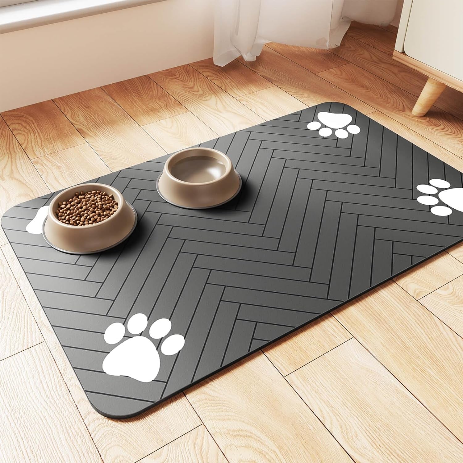 pet-feeding-mat-absorbent-pet-placemat-for-food-and-water-bowl-with-waterproof-rubber-backing-quick-dry-water-dispenser-mat-for-dog-and-cat-20x12-striped-dark-gray