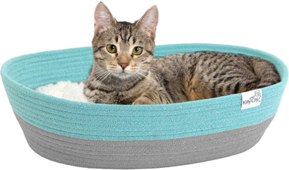 Kitty City Cat Bed, Cotton, 14" W X 19" L X 5" H (Pack of 2)10