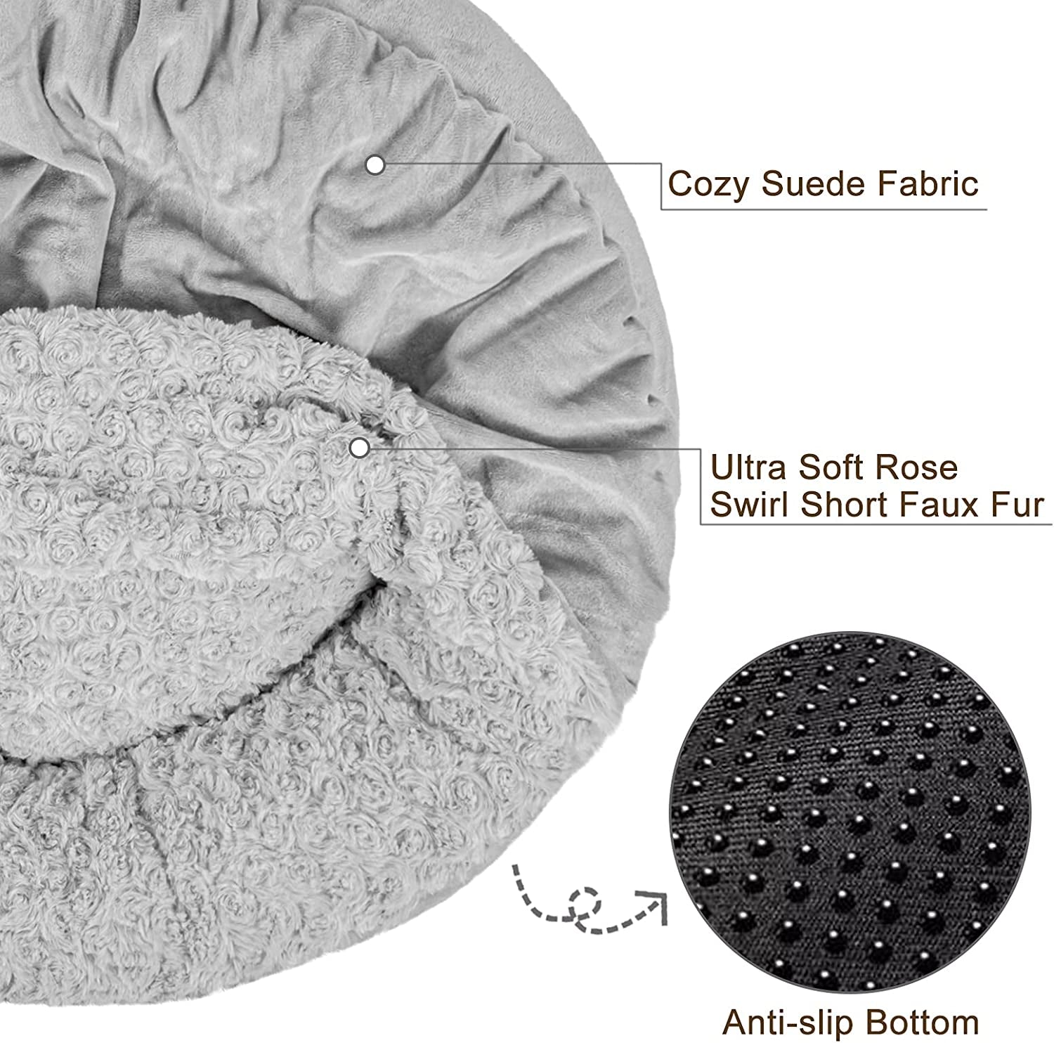 joejoy-small-dog-bed-cat-bed-with-hooded-blanket-cozy-cuddler-luxury-puppy-pet-bed-donut-round-calming-anti-anxiety-dog-burrow-cave-bed-anti-slip-bottom-and-machine-washable-23-inch