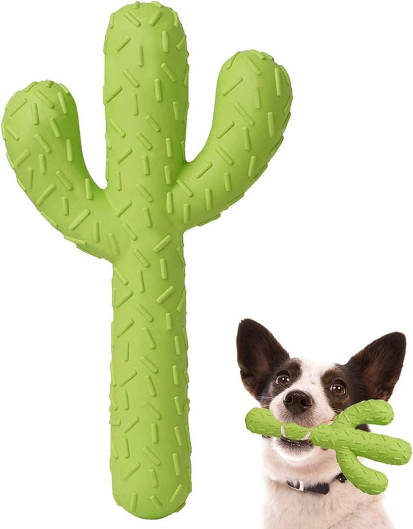 Mewajump Dog Chew Toys, Durable Rubber Dog Toys for Aggressive Chewers, Cactus Tough Toys for Training and Cleaning Teeth, Interactive Dog Toys for Medium/Large Dog1