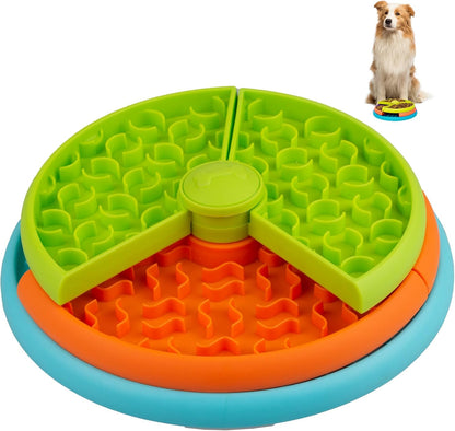 Slow Feeder Dog Bowl 3 Levels, Reduces Boredom and Anxiety, Non-Slip Interactive Puzzle Feeder, Suitable for Small/Medium/Larger Dogs1