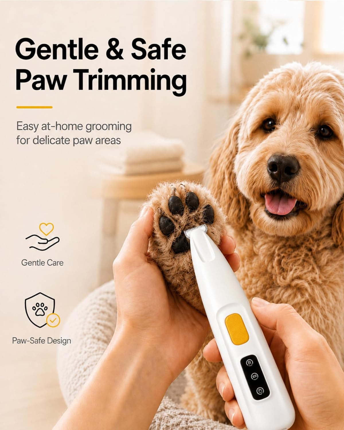 furbona-dog-paw-trimmer-18mm-quiet-dog-hair-trimmer-with-led-light-18mm-wide-blade-for-paws-face-ears-and-rump-led-light-35db-quiet-pet-grooming-ipx4-water-resistant-usb-rechargeable