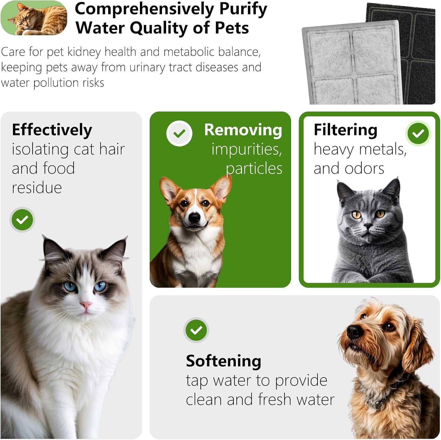cat-water-fountain-replacement-carbon-filters-pack-of-12-compatible-with-petsafe-drinkwell-platinum-pet-fountain-premium-pet-water-fountain-dog-water-bowl-dispenser-charcoal-filter