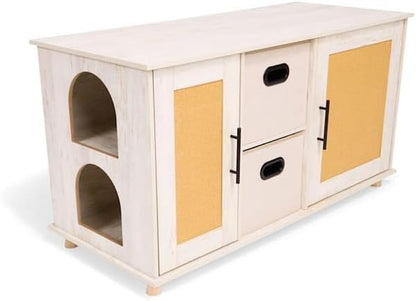Petco Hidden Litter Box and 2 Cat Condo Cabinet 44.5" L X 18.9" W X 23.6" H5