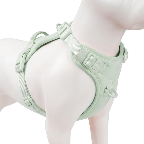 No Pull Dog Harness, Puppy Vest with Front Clip for Small Medium Large Sized Dog(Light Pink,L)12