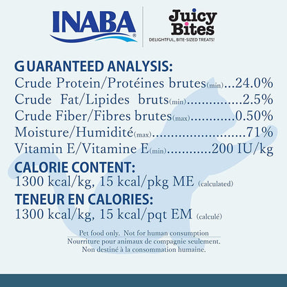 INABA Juicy Bites Grain-Free, Soft, Moist, Chewy Cat Treats with Vitamin E and Green Tea Extract, 0.4 Ounces per Pouch, 9 Pouches Total (3 per Bag), Scallop and Crab Flavor6