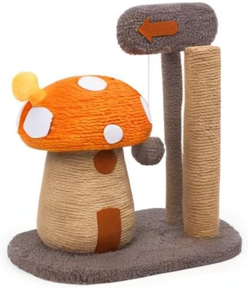 mushroom-cat-scratcher-post-with-sisal-rope-for-indoor-cats-natural-sisal-rope-tower-satisfies-claw-instincts-compact-for-small-cats-durable-stable