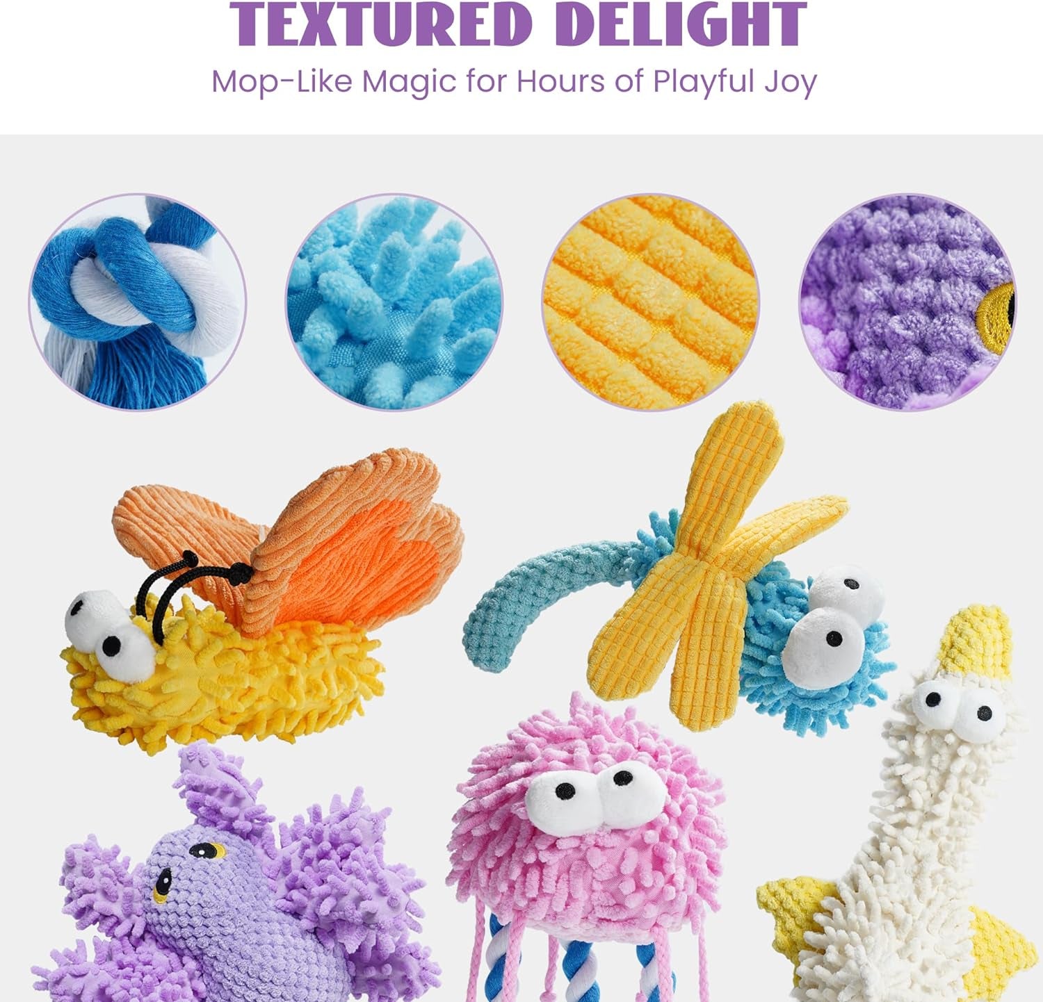 nocciola-5-packs-squeaky-dog-toy-plushies-cute-soft-squeak-crinkle-plush-stuffed-durable-pet-animal-chew-puppy-toys-for-small-meidum-large-breed