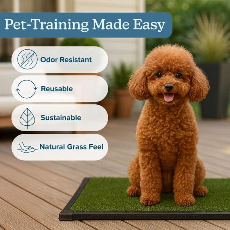 petmaker-artificial-grass-puppy-pee-pad-for-dogs-and-small-pets-16-x-20-reusable-3-layer-turf-pads-for-dogs-with-tray-indoor-and-outdoor-fake-grass-potty-pet-supplies