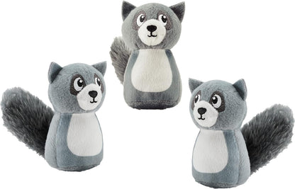 Outward Hound Squeakin’ Squirrels – 3‑Pack Plush Squeaky Dog Toys for Puppies, Small Dogs & Hide-A-Squirrel Replacements8