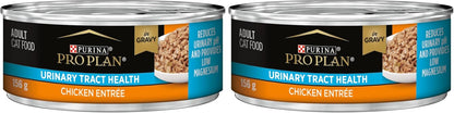 Purina Pro Plan Urinary Tract Health Chicken Entree in Gravy Cat Food - (Pack of 24) 3 Oz. Pull-Top Cans10