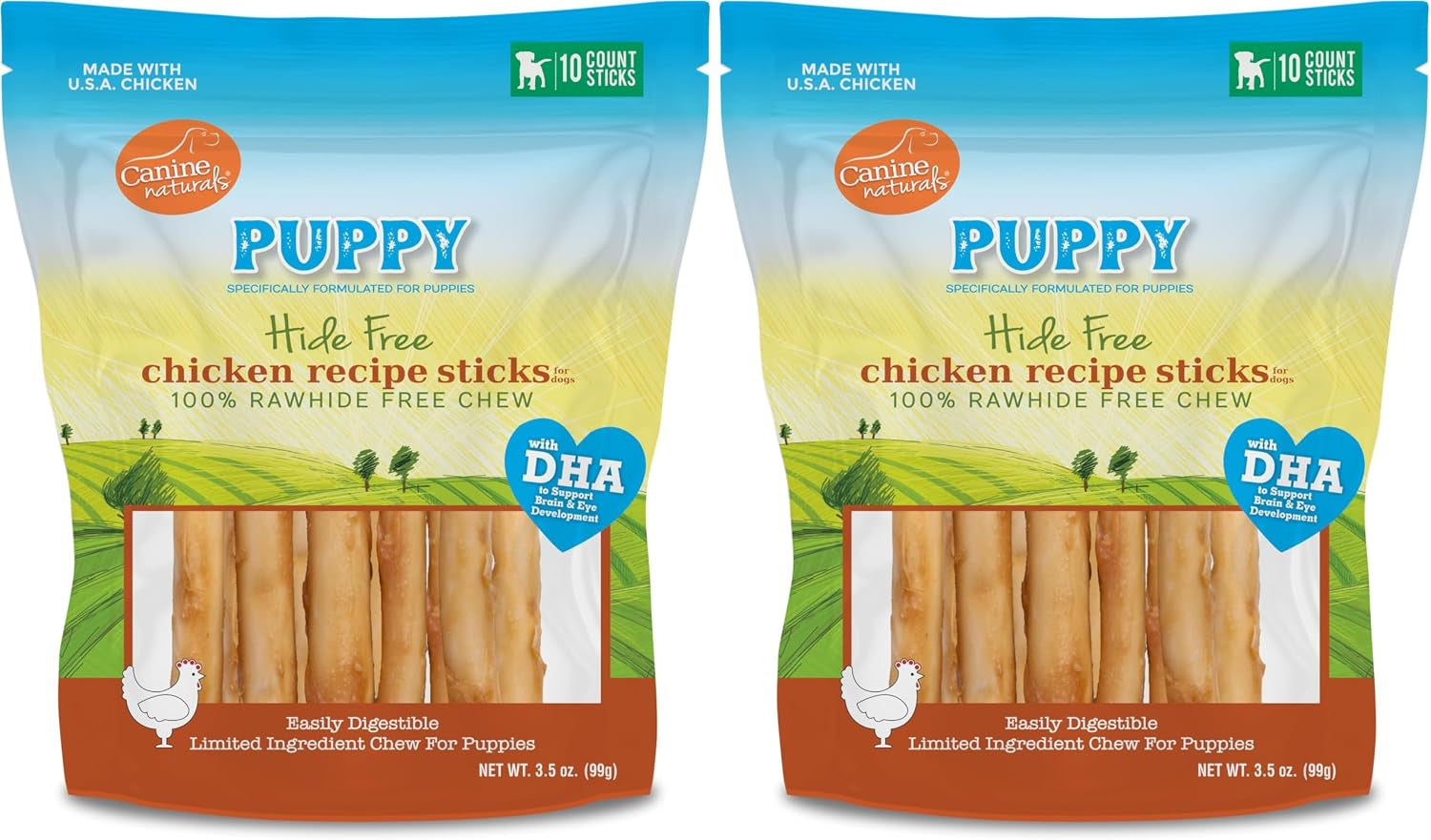 canine-naturals-rawhide-free-puppy-chews-chicken-and-rice-recipe-10-count-100-rawhide-free-made-with-usa-chicken-all-natural-easily-digestible-5-in-sticks-perfect-for-teething-puppies