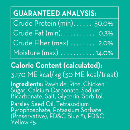 Dingo Dental Sticks Dog Treats with Real Chicken & Parsley, 48 Count | Real Parsley Freshens Breath, Chewing Reduces Tartar & Plaque, Fully Digestible, for Adult Dogs4