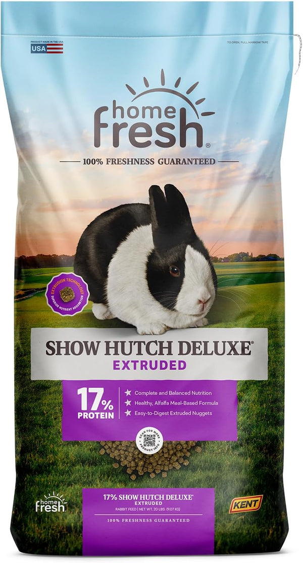 Blue Seal Fresh Show Hutch Deluxe 17 Rabbit Food - Resealable Packaging to Hold in Freshness, Promotes a Healthy Digestive System and Proper Intake - 4.5 LB Bag11
