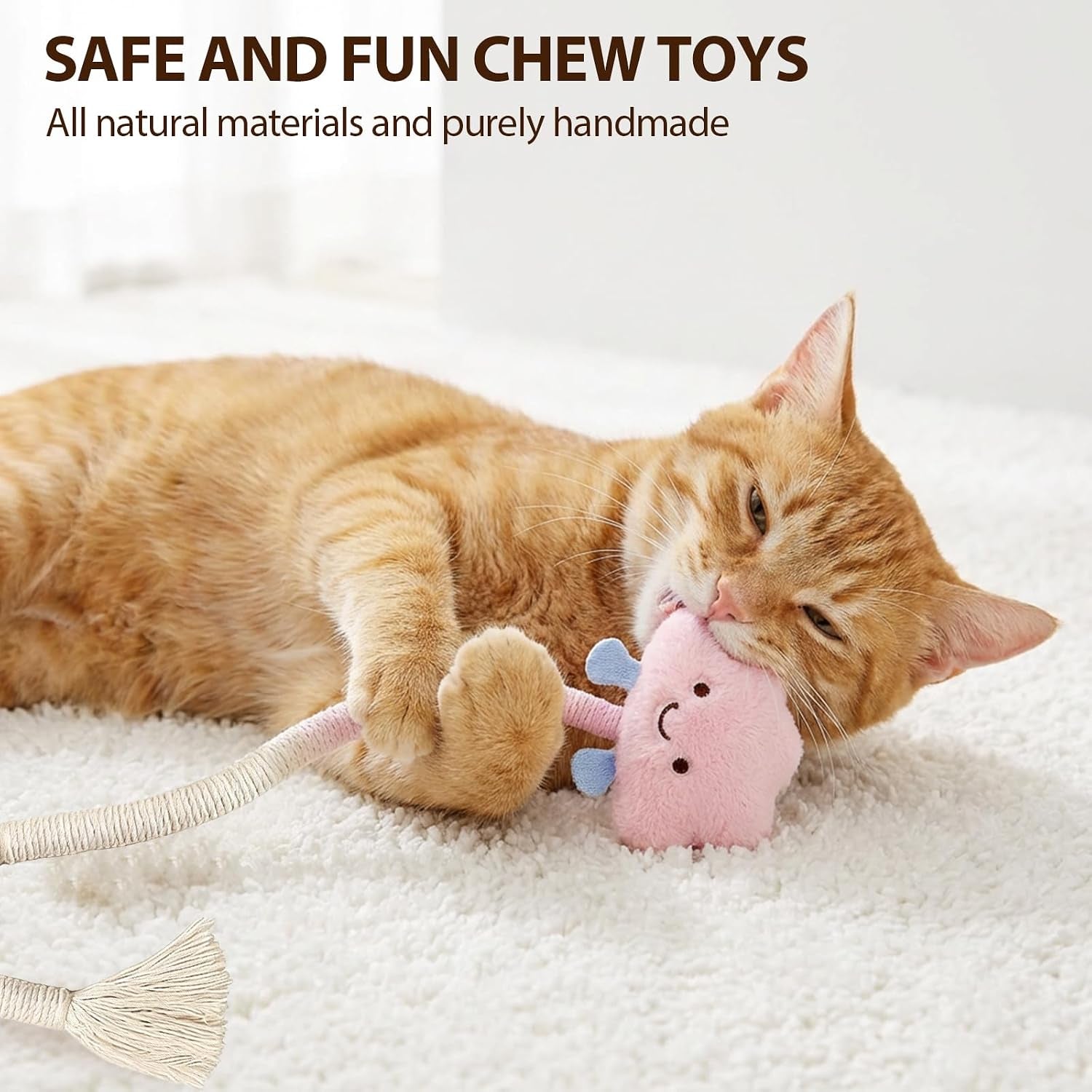 shudyear-4-pack-cat-chew-rope-toys-cotton-cat-rope-toy-for-biting-and-kicking-durable-interactive-cat-toy-for-indoor-cats-kittens-adult-cats