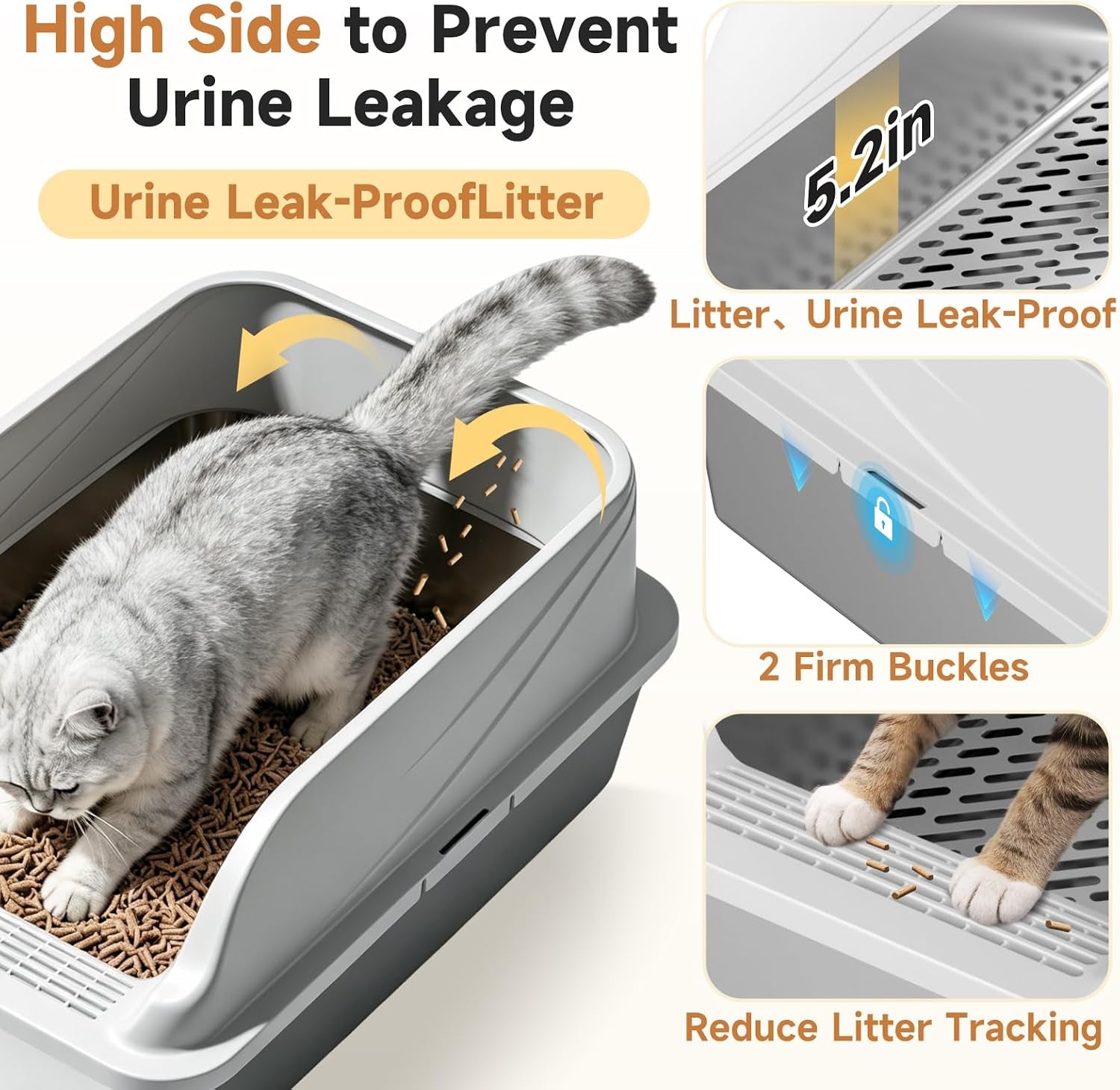 stainless-steel-sifting-litter-box-for-pine-pellets-xl-odor-free-stainless-steel-litter-box-with-lid-large-capacity-anti-leakage-easy-cleaning-less-tracking-for-multi-cat-big-cats