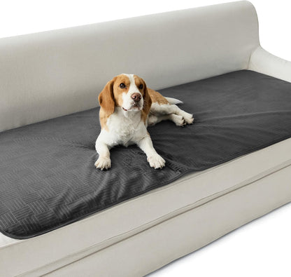 Bedsure Waterproof Couch Cover for Dogs Washable - Waterproof Blanket for Large Dogs Couch Sofa Bed Cozy, Lightweight Furniture Protector for Pet Cat Quick Drying, Ash Grey, 52X82In14